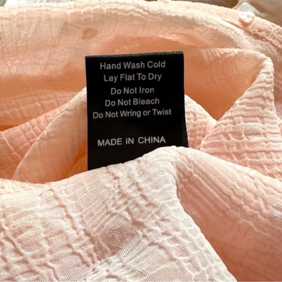 POL Sheer Swiss Dot Ruffle Blouse – Size L - Feminine Lace Top - Picture 11 of 12